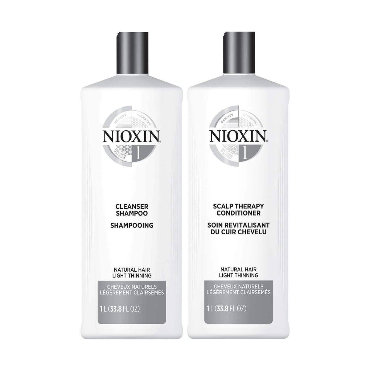 Sistema de champú limpiador Nioxin 1-6
