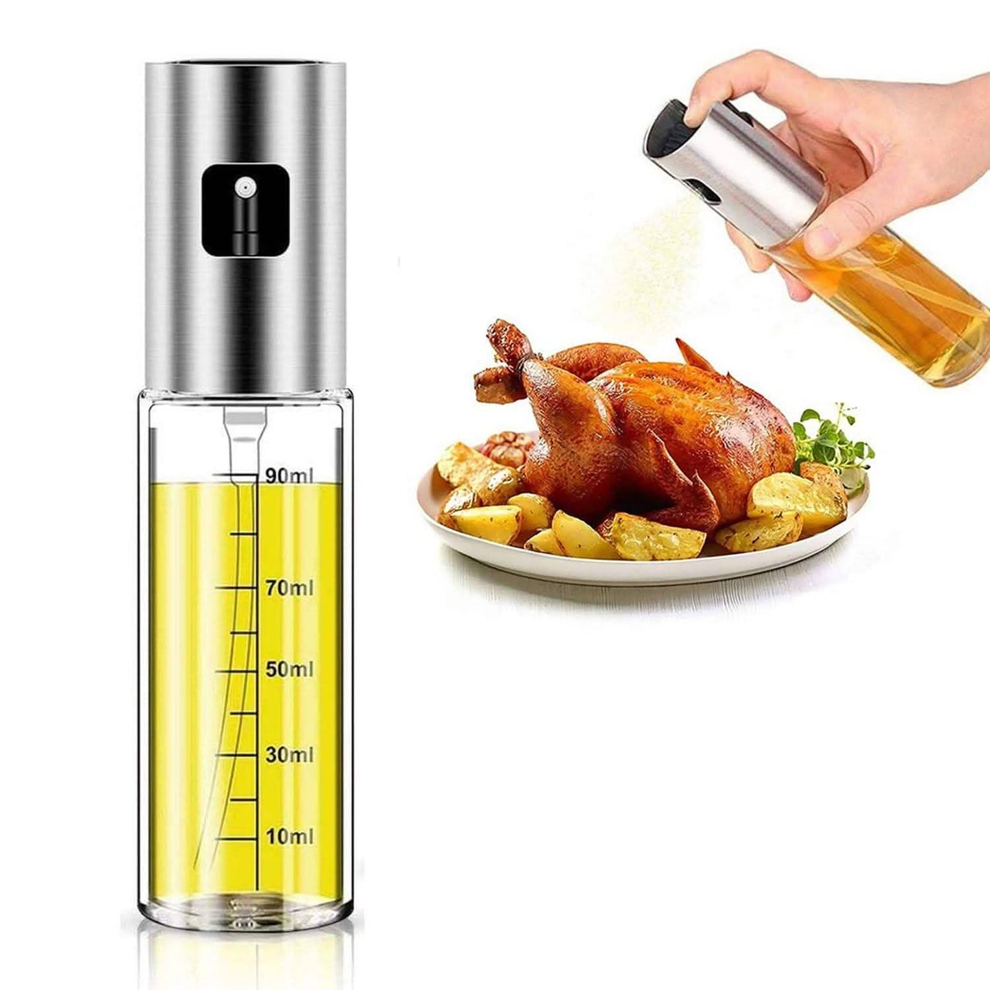 Set de pulverizador de aceite para cocinar, barbacoa, hornear y asar