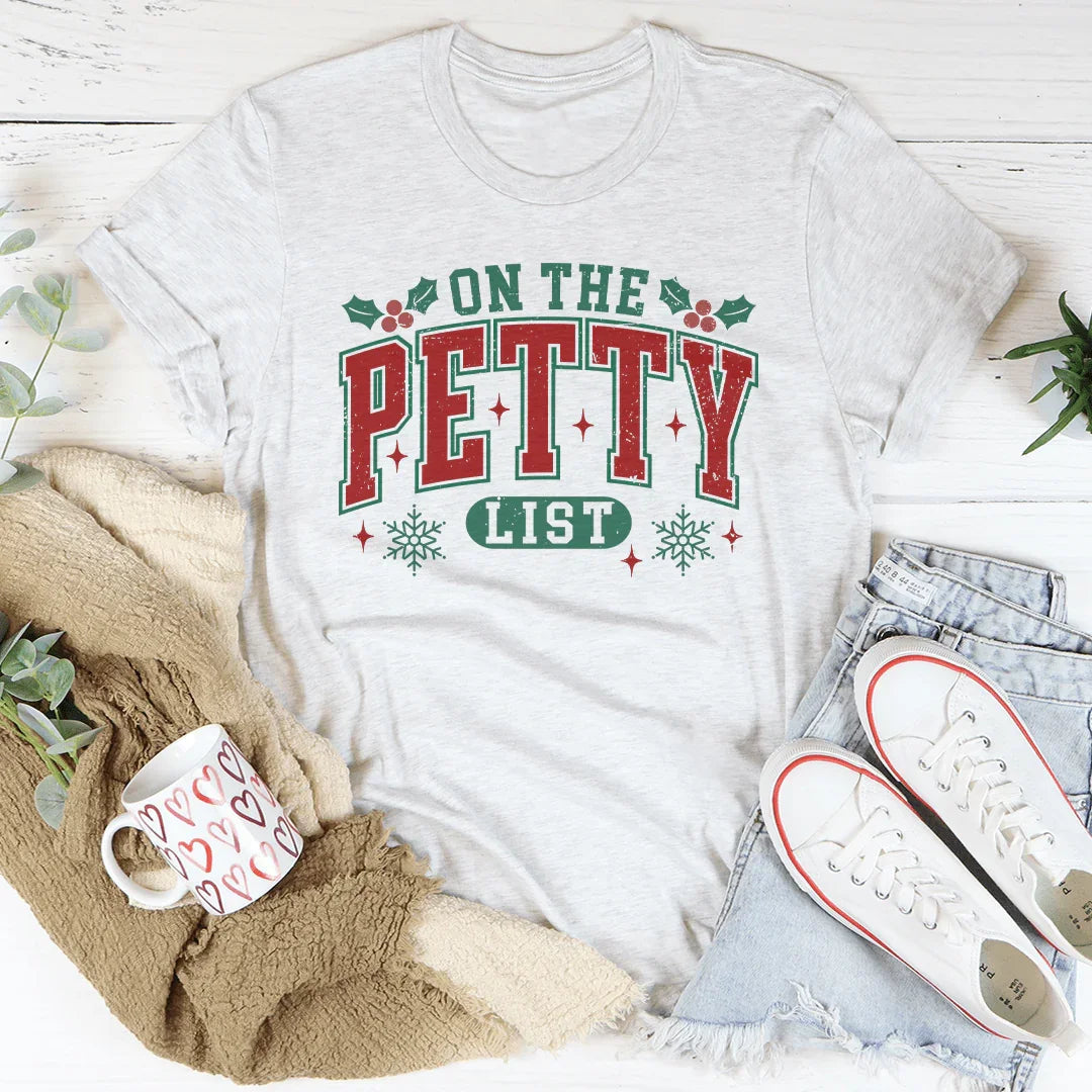 En la camiseta de la lista de insignificancias