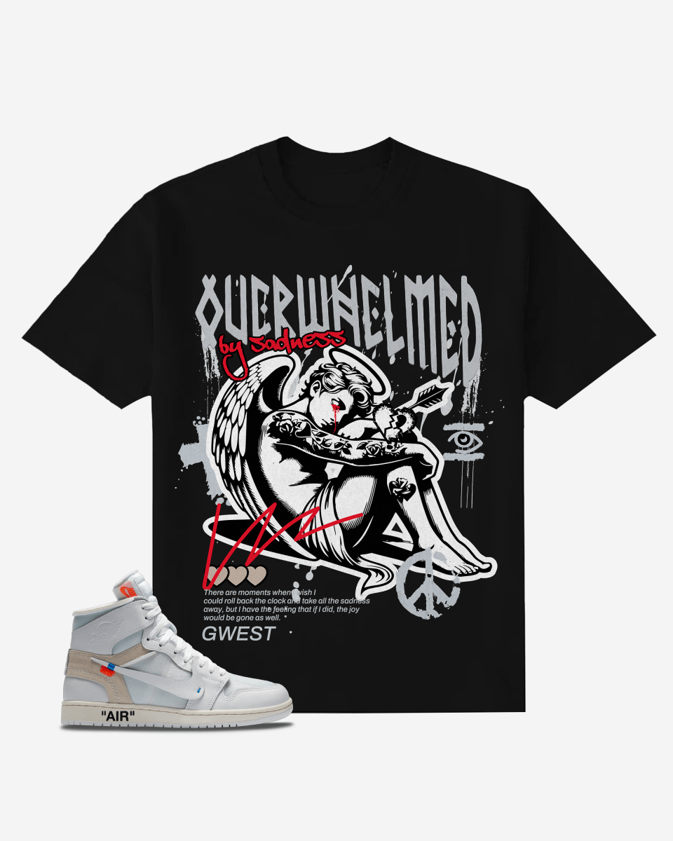 G West Overwhelmed by Sadness Oversized T-Shirt Mens