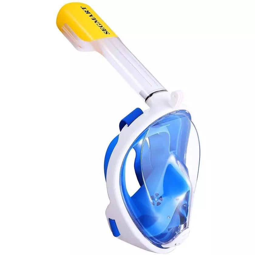 Máscara de Snorkel Panorámica Cara Completa Compatible con GoPro Máscara de Snorkel Máscara de Buceo