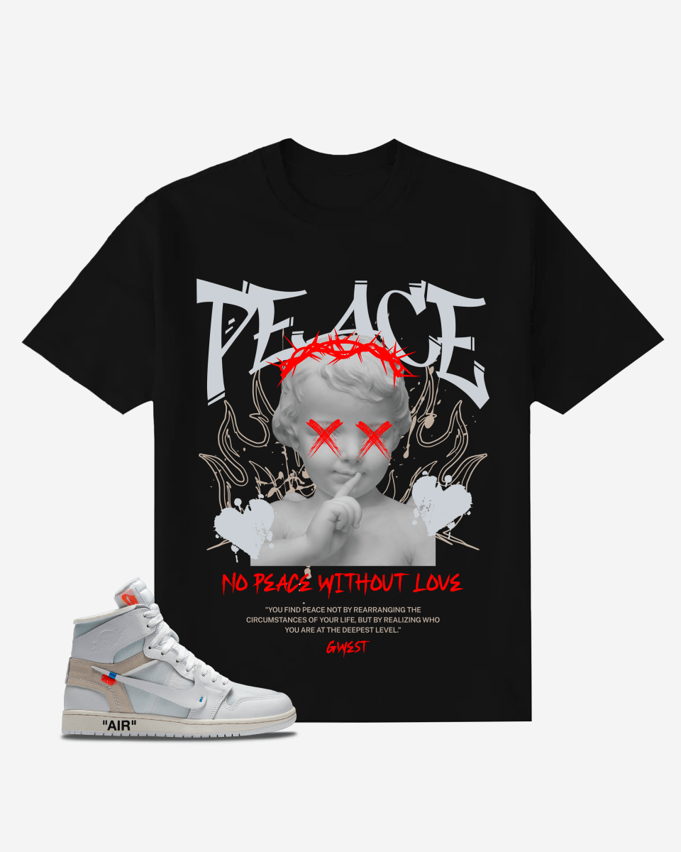 G West Peace Oversized T-Shirt Mens