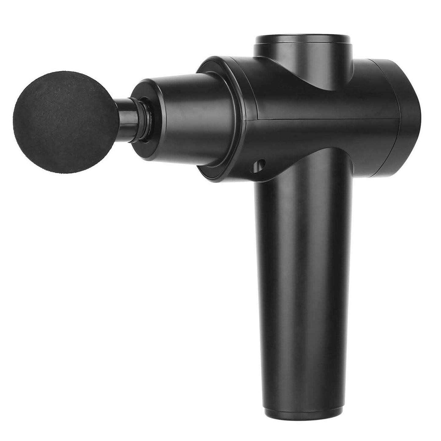 Pistola de masaje de percusión recargable con pantalla digital para tejido profundo y vibración