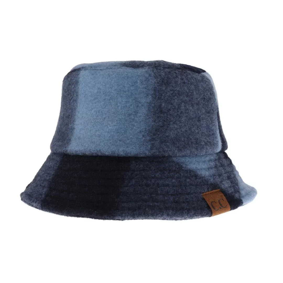 Plaid C.C Bucket Hat