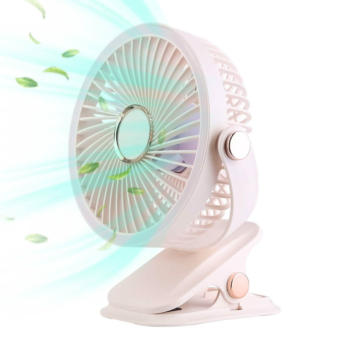 Ventilador Portátil Recargable con Clip Silencioso