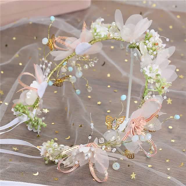 Tocado de princesa Mori para niñas