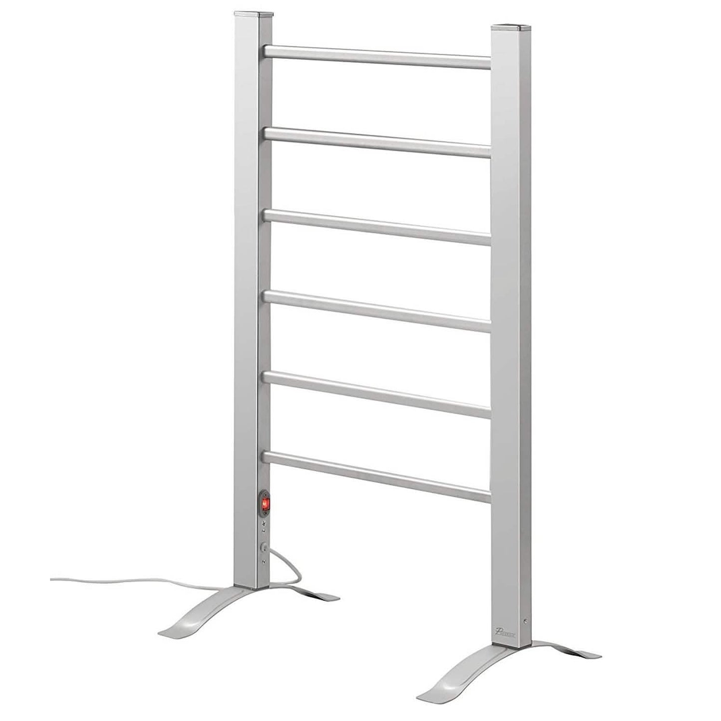 Calentador de toallas eléctrico Pursonic de 6 barras, de pie o para montaje en pared