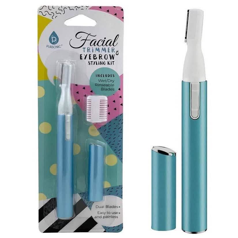 Kit de depiladora facial y estilizador de cejas Pursonic