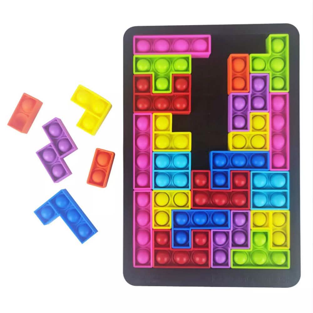 Juego antiestrés Tetris Push Pop