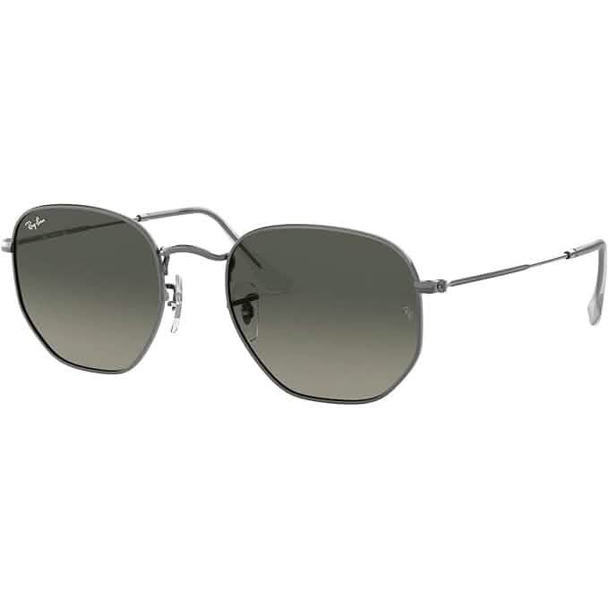 Gafas de sol Ray-Ban Rb3548n hexagonales de lentes planas (restauradas)