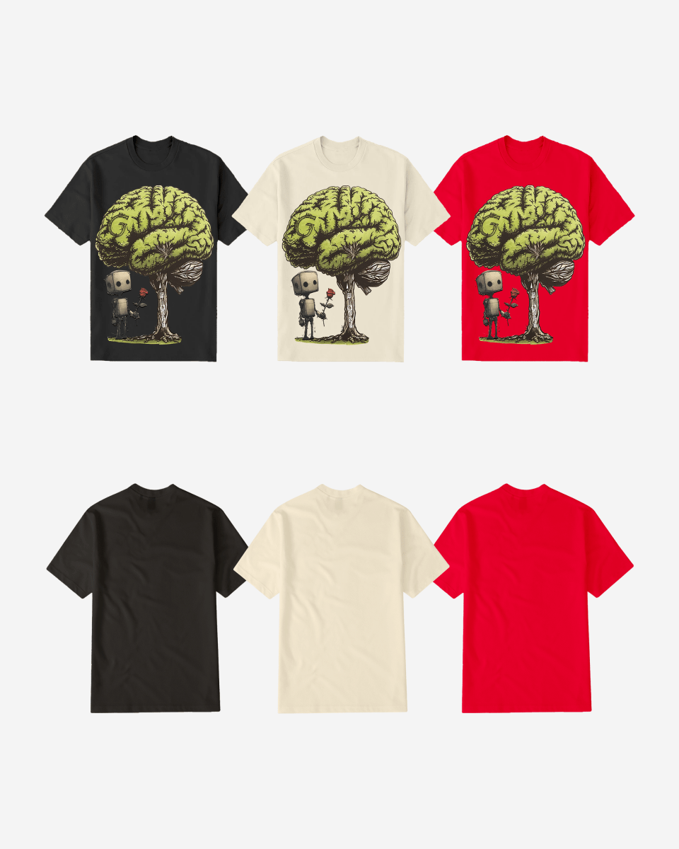 G West Regular Fit T Brain Front Graphic T Shirt Mens