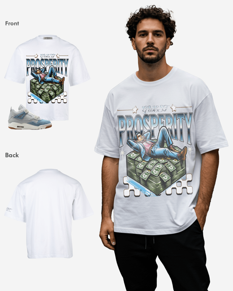 G West Rich Man Oversized T-Shirt Mens