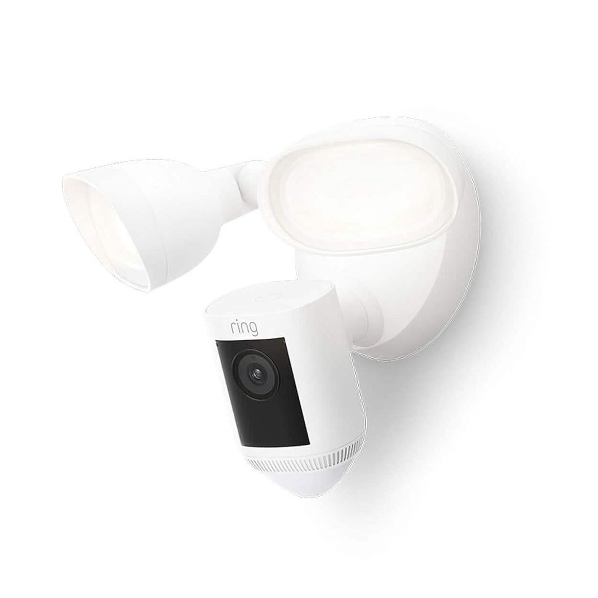Ring Floodlight Cam Wired Pro con vista panorámica y detección de movimiento 3D (reacondicionada)