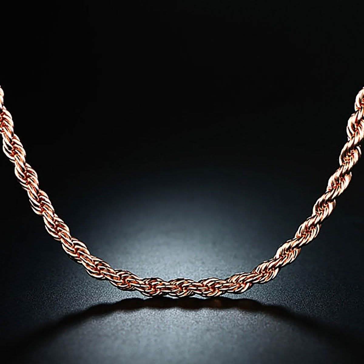 Cadena de oro rosa