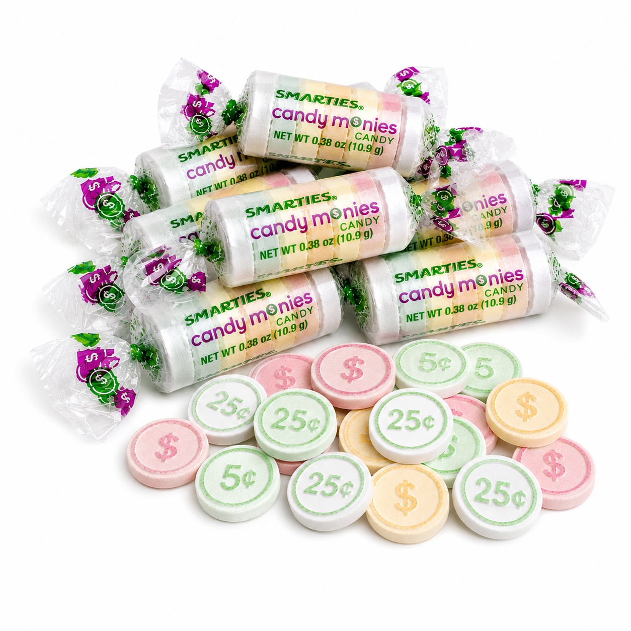 Smarties Candy Roll – Money – Bulk Value Bag