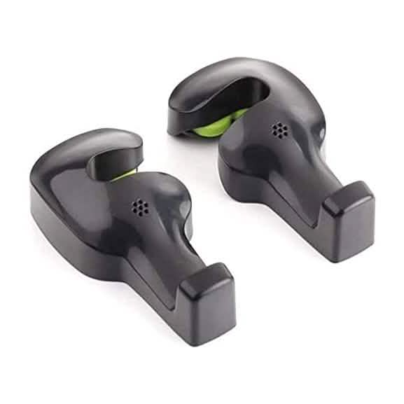 Juego de 2: Gancho colgador universal para reposacabezas de asiento trasero de coche
