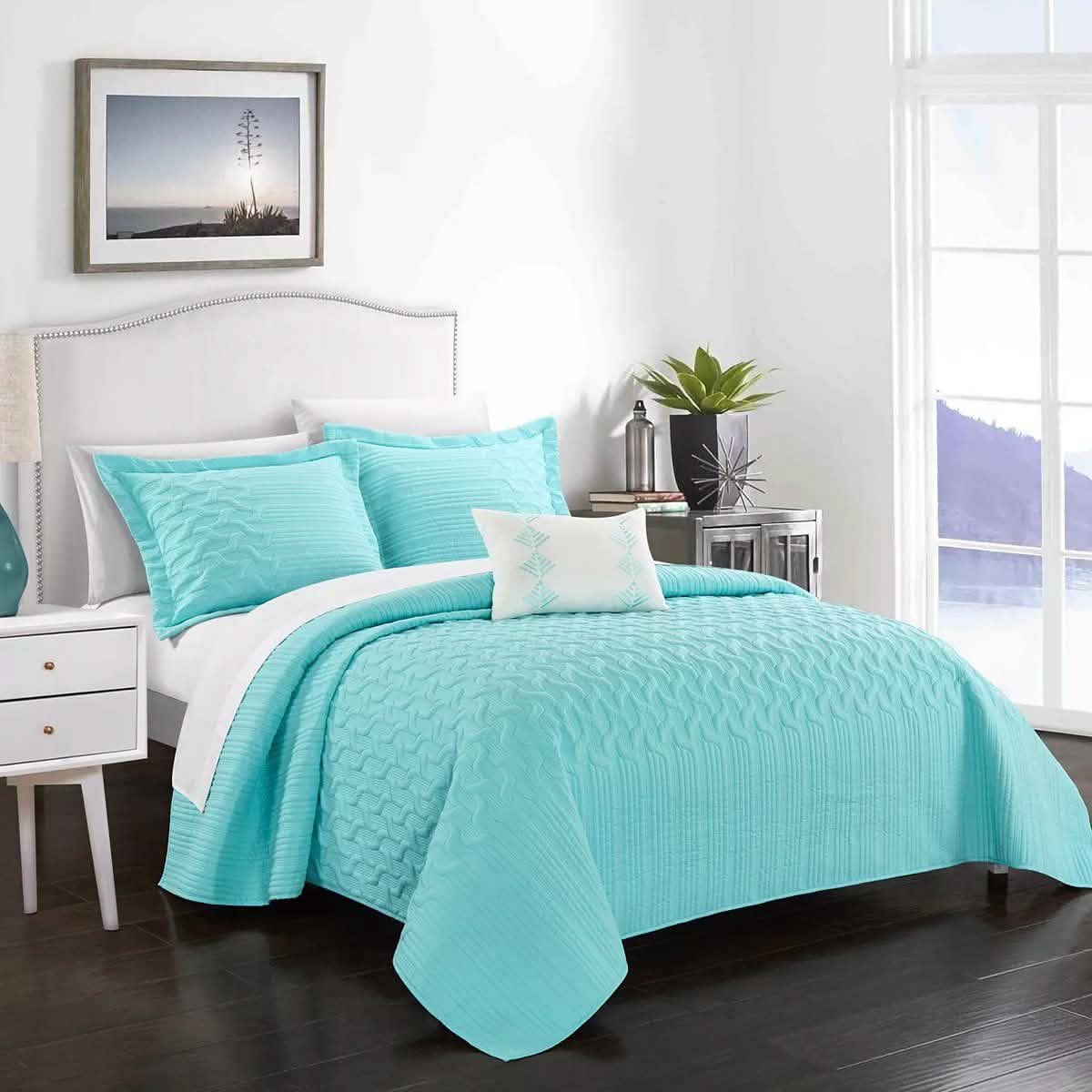 Juego de Funda Nórdica Shaly Patrón de Enredadera Entrelazada Acolchado Cama