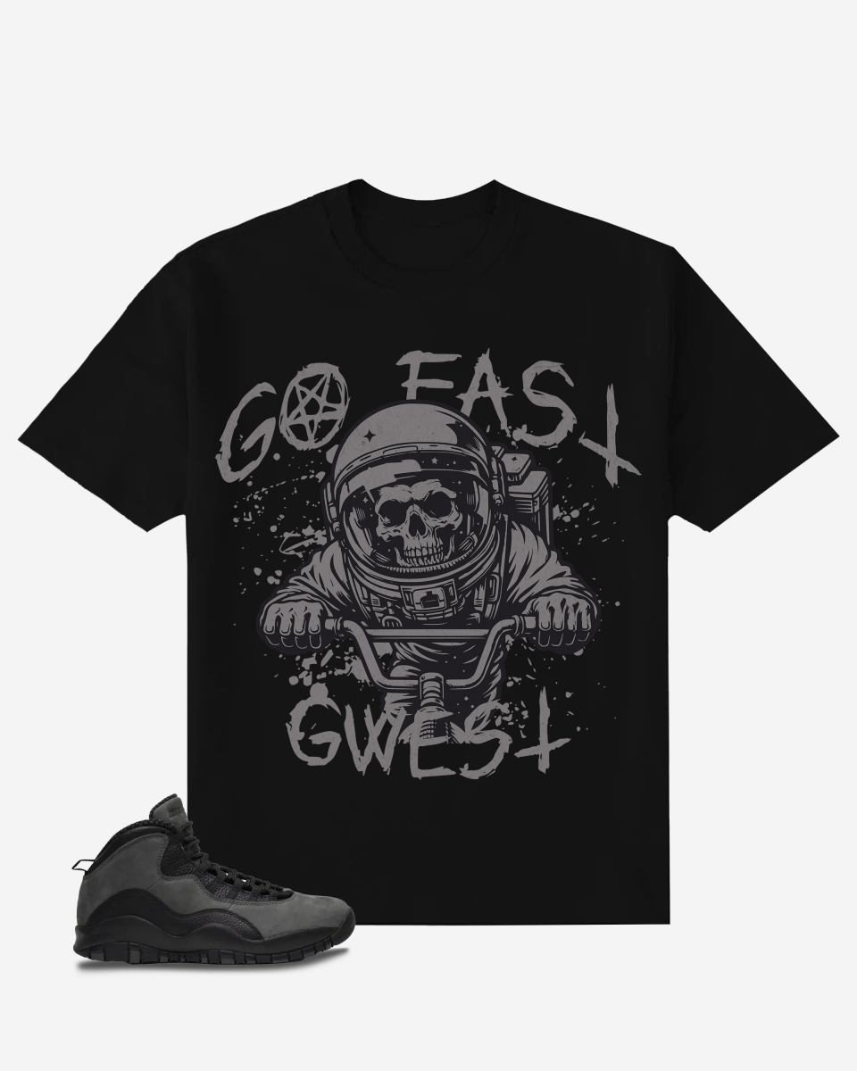 G West Skull Bicycle T-Shirt Mens