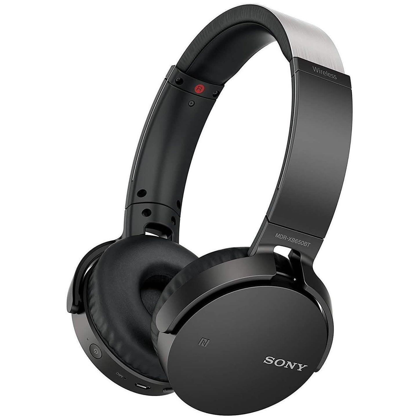 Auriculares Bluetooth con Graves Extra Sony MDRXB650BT/B - Negro (Restaurados)
