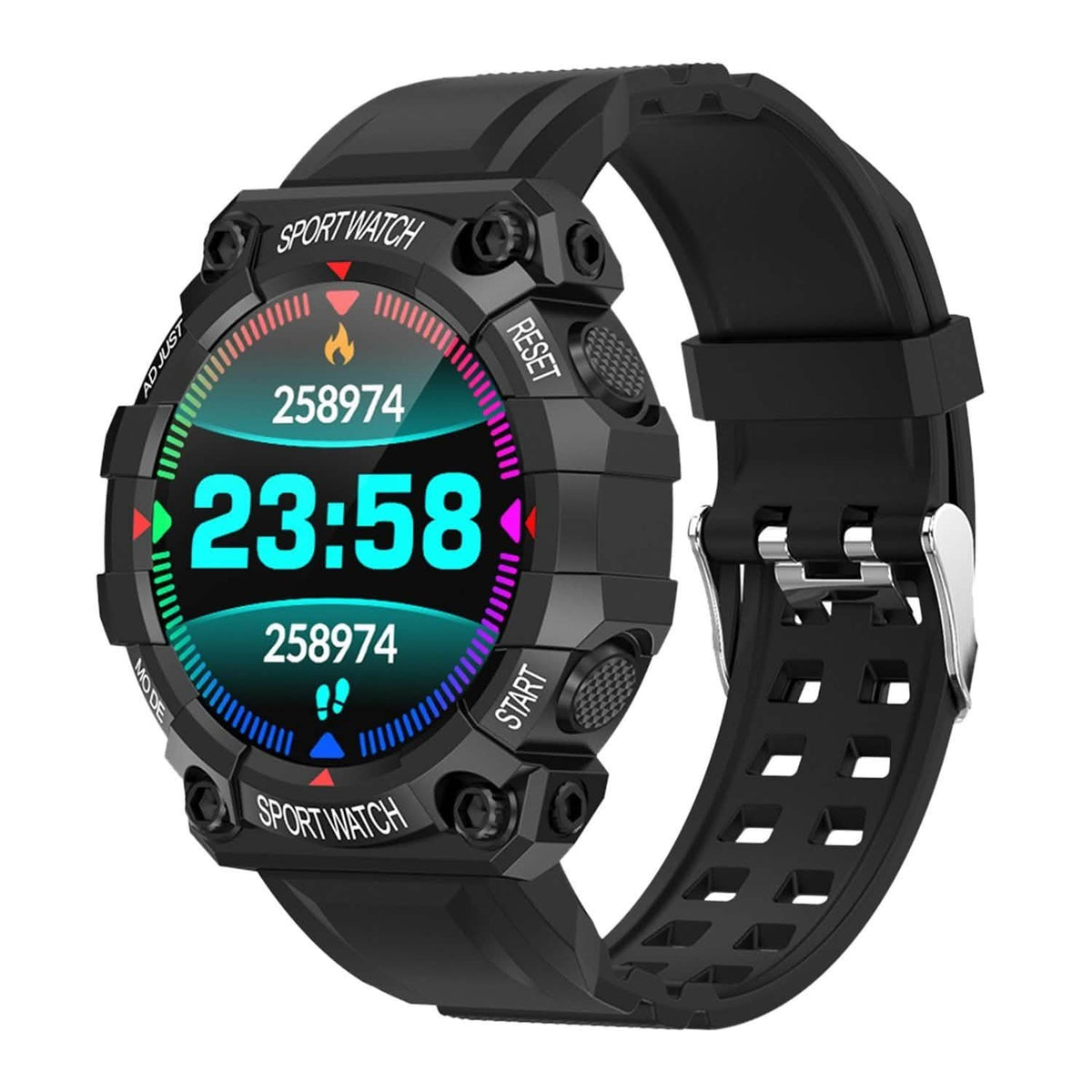 Pulsera deportiva con monitor de frecuencia cardíaca, presión arterial y sueño