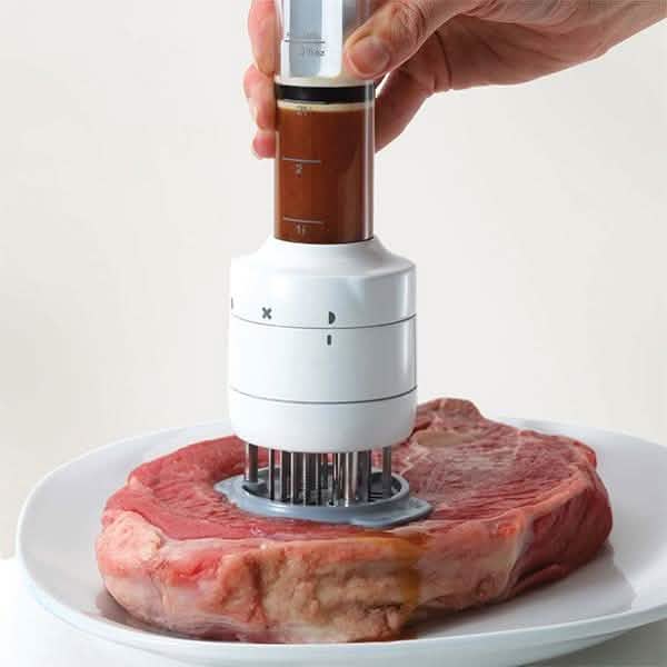 Agujas de acero inoxidable para inyectar adobos y ablandar carne