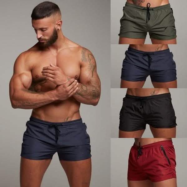Pantalones cortos de verano para hombre, de secado rápido, de natación, bañador