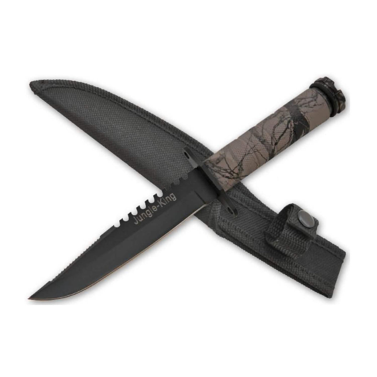 Cuchillo de Supervivencia Táctico Jungle King con Funda