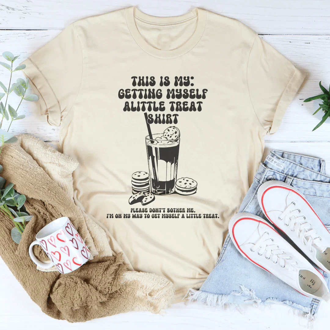 Esta es mi camiseta de "me estoy comprando un poco".