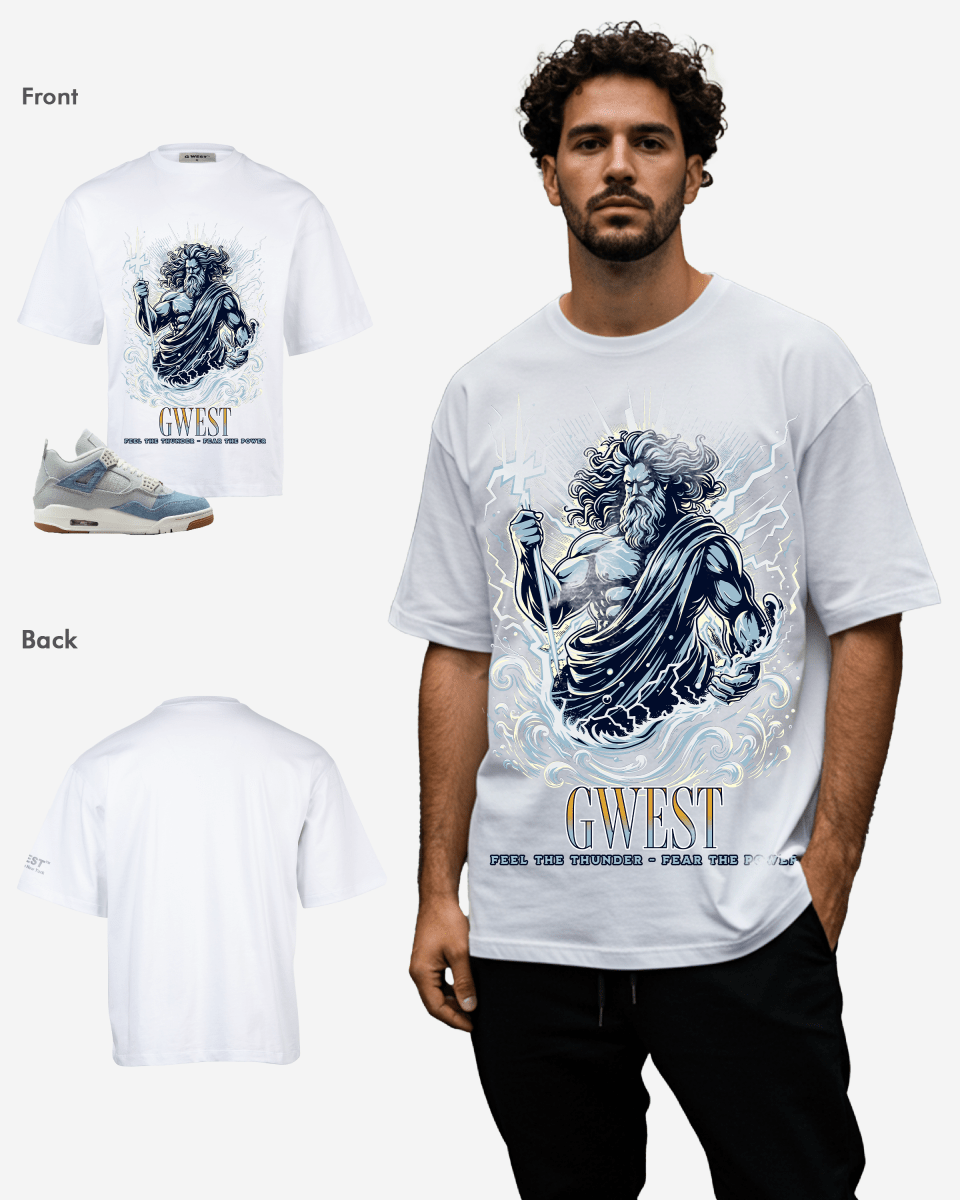 G West Thunderous Men's Oversized T-Shirt
