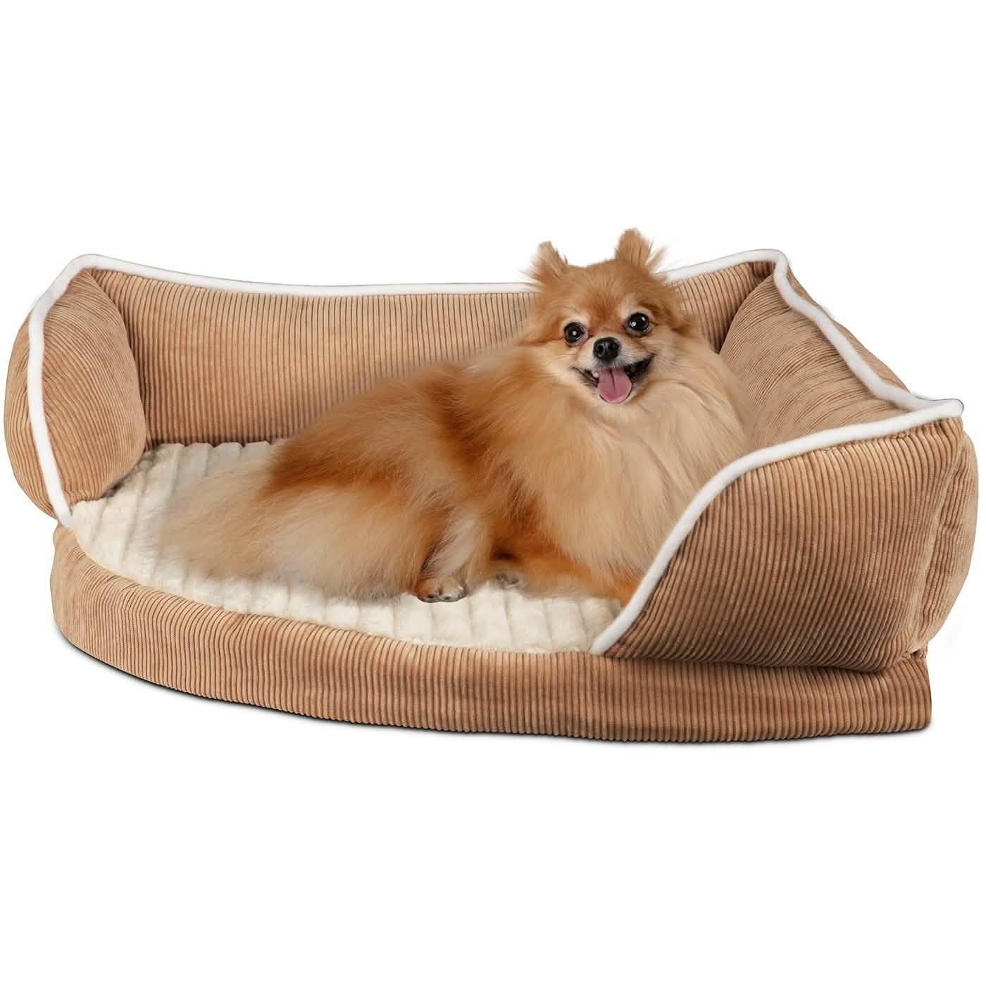 Cama para mascotas de esquina triangular - Pana