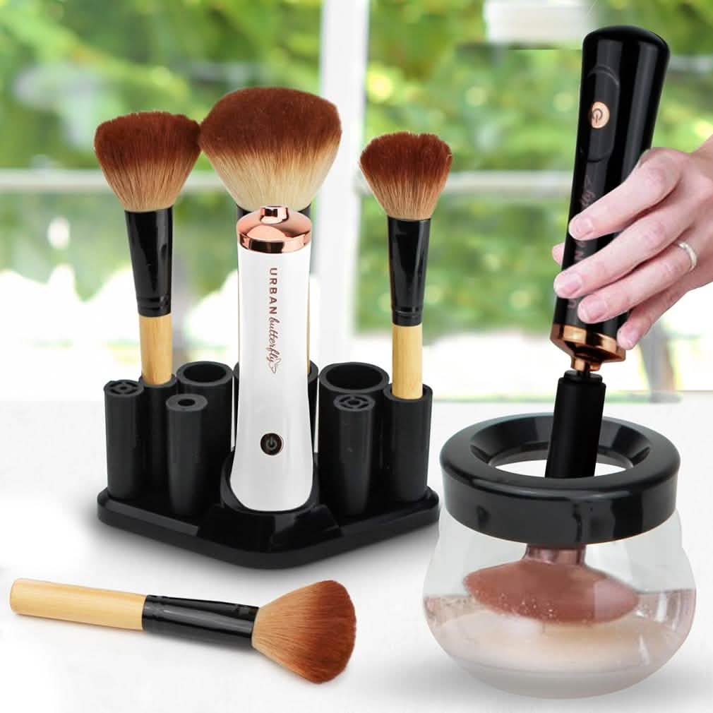 Limpiador Eléctrico de Brochas de Maquillaje Urban Butterfly