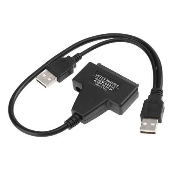 Cable adaptador convertidor de USB 2.0 a SATA para disco duro HDD SATA de 2.5/3.5