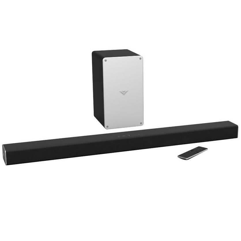 Barra de sonido Vizio SB3621N-E8 de 36" 2.1 con sistema Bluetooth inalámbrico y control remoto (reacondicionada)