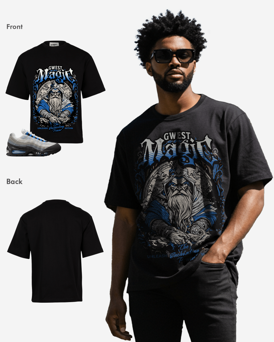 G-West Whispers Of Magic Men's Oversized T-Shirt