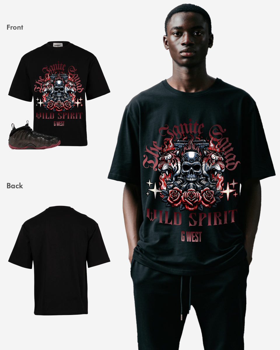 G West Wild Spirit Oversized T-Shirt Mens