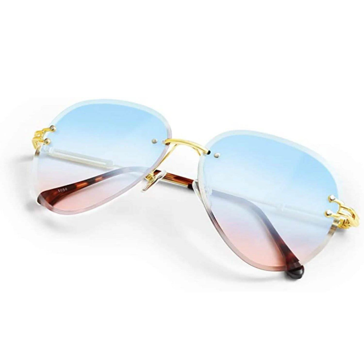 Gafas de sol de aviador para mujer - Policarbonato UV 400 Patillas ajustables