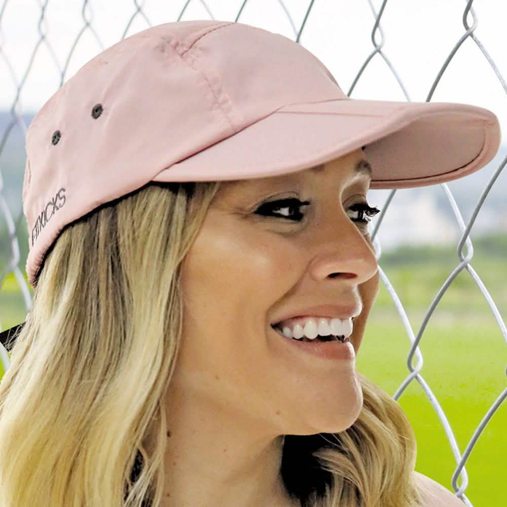 Gorra deportiva plegable de secado rápido y peso ligero para mujer