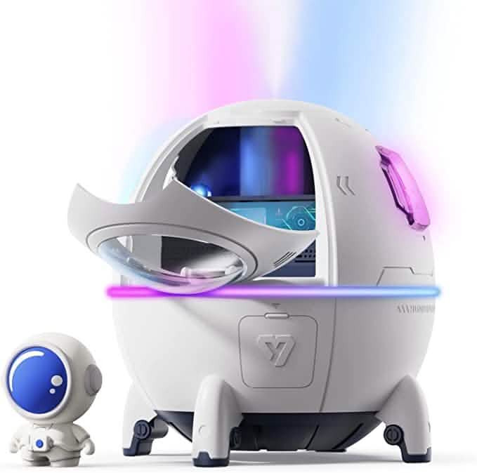 Humidificadores de vapor frío Xoali de 220 ml con apagado automático y luz nocturna