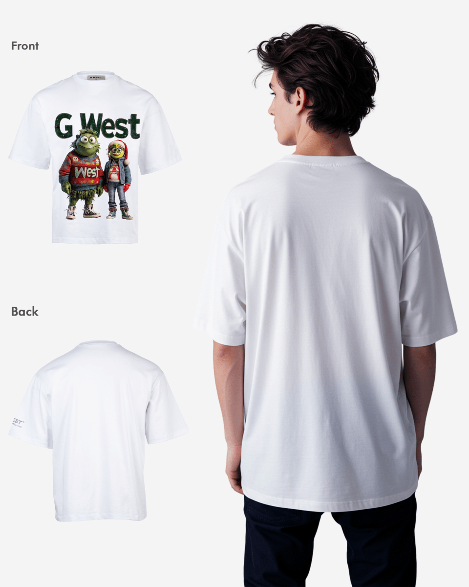 G West Yuletide Buddies Oversized T-Shirt Mens