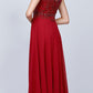 Juliet 657 Cap Sleeves Beaded Bodice A-line Long Dress