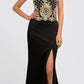 Juliet 614 Sexy Floor Length Formal Gown Cut Out Back Slit