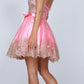Juliet 759 Short Sweetheart Neckline Strapless Dress with Bow