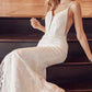 Vestido ceñido Juliet 272 con encaje bordado y detalles de pedrería