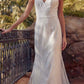 Juliet 271 Glitter Mesh Fitted Evening Gown