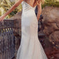 Juliet 271 Glitter Mesh Fitted Evening Gown