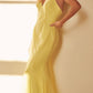 Vestido de novia ajustado con malla brillante Juliet 271W