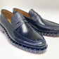 C Collection Caviar Leather Loafer - Black