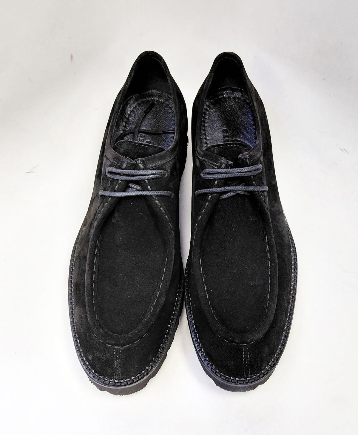Zapato de Cordones de Ante C Collection - Negro