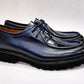 C Collection Calfskin Lace Up Shoe - Blue