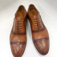 C Collection Calfskin Oxford - Cognac